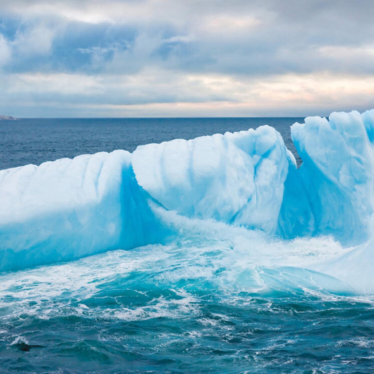 Iceberg off the coast of Newfoundland.